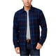 thumbnail image 1 of Camisa a cuadros para hombre Club Room Manga larga azul pequeña, 1 of 1