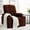 Brown, variant on GAOHAPY 360° Swivel Rocker Recliner, 3-Position Manual Fabric Chair, 30° Rocking with Cup Holders & Side Storage, Single Recliner Sofa for Small Spaces, Black