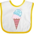 thumbnail image 3 of Inktastic Valentine's Day Ice Cream Cone Boys or Girls Baby Bib, 3 of 4
