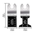 thumbnail image 2 of 2 Pcs Outil Oscillant Universel en Acier à Haute Teneur en Carbone Multioutil Scie Feuille de Métal Accessoire Simple Métal, 2 of 7