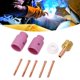 thumbnail image 4 of TIG Welding Cup, Welding Cup Torch Collet Set Mano De Obra Fina Resistente A Altas Temperaturas Tamaño Estándar Fácil De Instalar 9 Piezas Para WP 18 ANGGREK Otros, 4 of 8