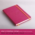 thumbnail image 2 of Rhodiarama Hardcover Notebook - Raspberry, A5, 2 of 7