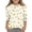 Beige, variant on Grblisyd Girls Shirts 3/4 Length Sleeve Cute Animal Print Graphic Tops Crewneck Kids Casual Basic Loose Tee 7-8Y
