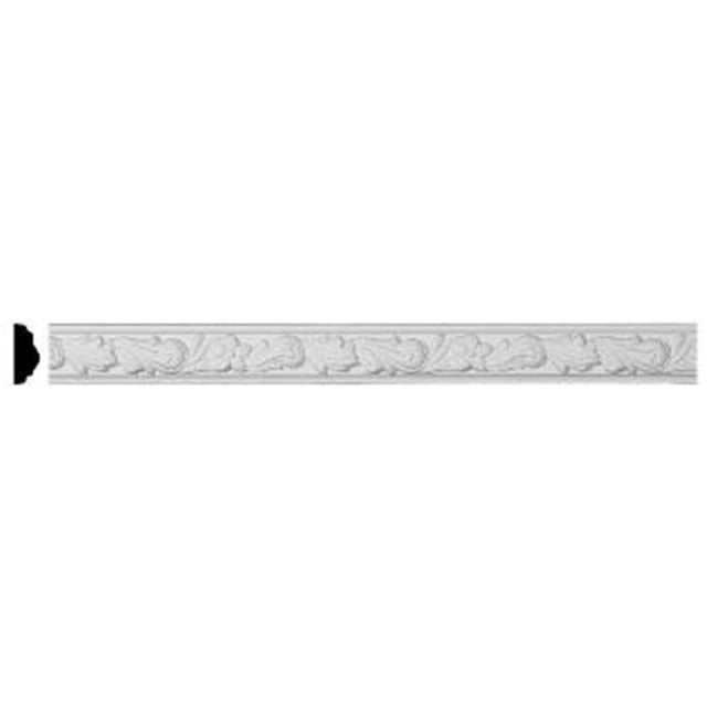 Ekena Millwork PML02X00SU 2 In. H X .87 In. P X 94.5 In. L Architectural accent Sussex Floral Panel Moulding