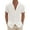 Off-White, variant on Coshow Men's Short Sleeve Shirts Button Down Casual Shirt Fashion Textured Summer Beach Top