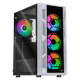 thumbnail image 1 of Gabinete XTREME PC GAMING Kronos Media Torre Fuente 600W 4 Fan ARGB Blanco CXTGSXWT, 1 of 6