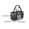 thumbnail image 3 of Clearance! Pet Carrier Bag Basic Soft Mesh Pet Travel Bag For Small Pet Less Than 13lb Portable Stylish Pet Travel Bag Ventilated And Breathable Mesh Browsing History Clearance Warehouse #61, 3 of 7