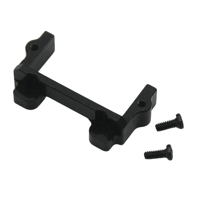Accesorios de soporte de montaje de servo de dirección RC repuestos para Negro Zulema Montaje del servo de dirección