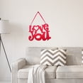 thumbnail image 5 of YDOJG Valentines Decorations Valentine'S Day Doorplate-Happy Valentine'S Day Sign Farmhouses Decoration-Valentine'S Day Decoration Front Door Decoration--Valentine'S Day Home Decoration, 5 of 9
