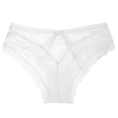 Sexy Crochet Underwear Panty Out Lace Panties Hollow For Women Lace Up Womens Sexy Underwear Crotchless Underwear Women Boyshort Underwear