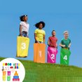 thumbnail image 1 of Multicolor 35 Piece Friendship Building Game Set Includes Jumping Bags Balancing Eggs Medals Toy Cups Rings For Team Activities Field Day 27.56 Inch, 1 of 6