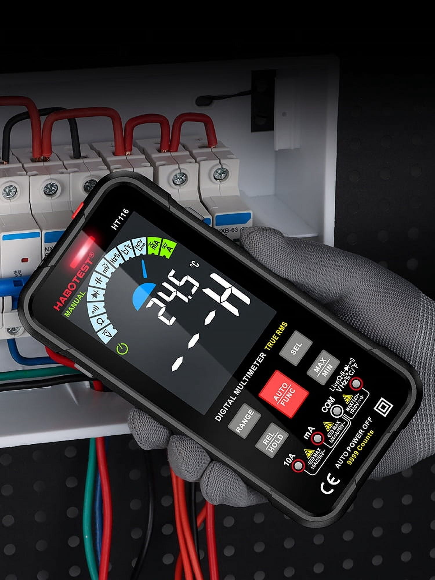 S10 Intelligent Digital Multimeter High precision Anti Burn Fully Automatic