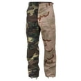 thumbnail image 2 of Rothco Two-Tone Camo BDU Pants - Woodland/Tri-Colour Desert, 2 of 3