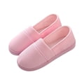thumbnail image 4 of Women Autumn Winter Closed Toe Closed Back House Slippers Soft Non Slip Cushioned Flat Indoor Warm Footwear Pink 7.5-8.5(40), 4 of 9