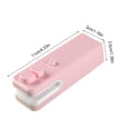 thumbnail image 1 of VONKY Plastic Electric Sealing Machine Portable Battery Operated 300mAh Restaurant Kitchen Snack Chips Sealer Pink, 1 of 9