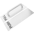 Masteelf Commercial Door Push Pull Plate Warehouse Door Pull Stainless