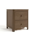 thumbnail image 3 of Art of Nursery by Storkcraft Casablanca 2 Drawer Children's Nightstand, Hazelnut, 3 of 12
