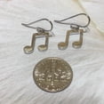 thumbnail image 3 of Beautiful Hawaiian Musical Note Earring, Sterling Silver Music Note Dangle Earring, E8141 Birthday Wife Mom Valentine Gift, Music Jewelry, 3 of 5