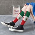thumbnail image 7 of America Mexican Flag Knee High Socks for Women Long Leg Warmers Socks, 7 of 7