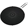 thumbnail image 3 of 13” Silicone Cooking Screen Pot Lid with Foldable Handle Multifunctional Thermal Insulation Resistant Cooling Pad, 3 of 9