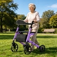thumbnail image 6 of Rollator Walker for Seniors, Lightweight Foldable All Terrain Rolling Walker with seat, 6 of 6