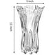 thumbnail image 4 of Florero de tamaño grande con forma de cola de fénix, cristal grueso para decoración del hogar, boda o regalo, 10 pulgadas de alto x 5 de ancho Vhermosa CZJJ-ZH1, 4 of 8