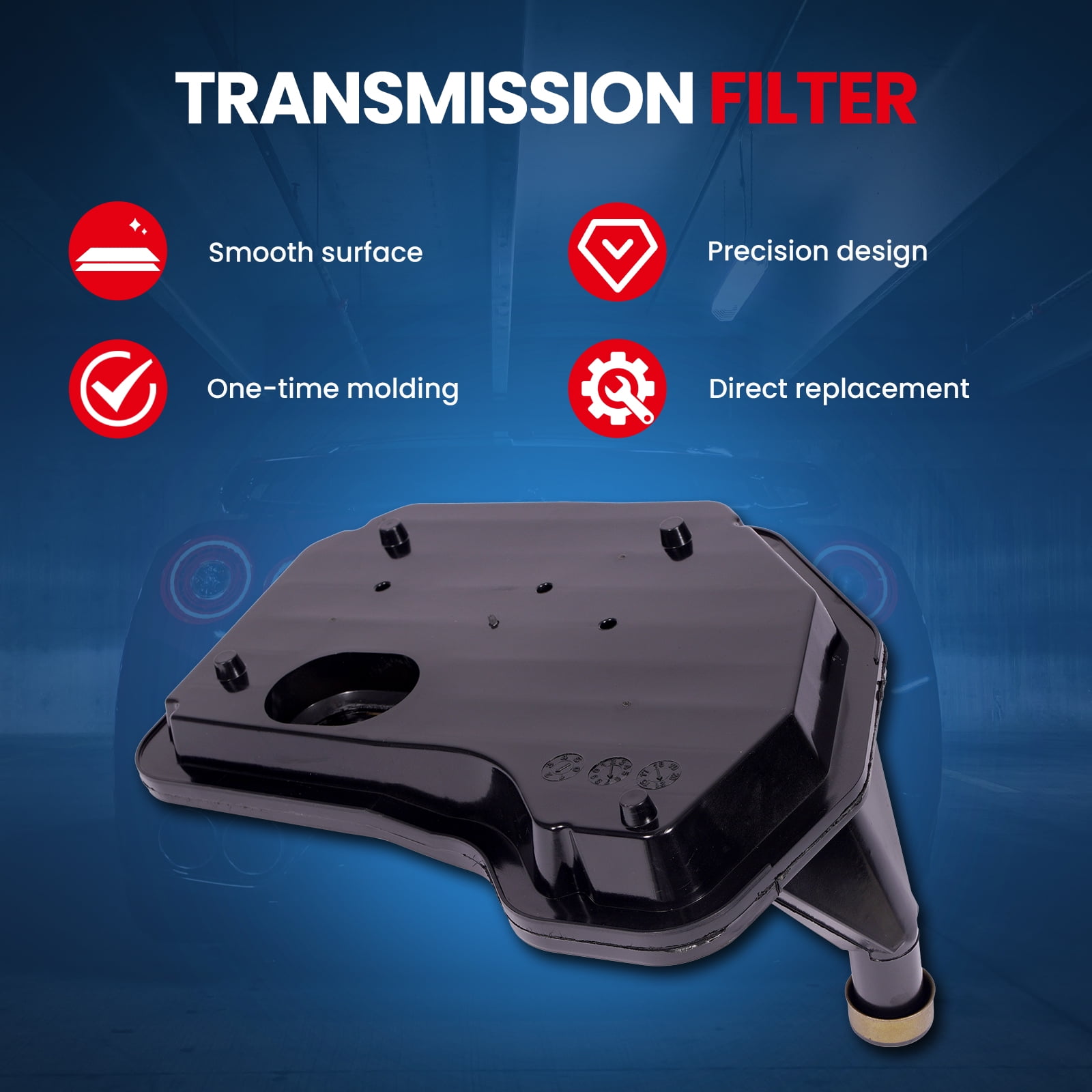 MOCA AUTOPARTS Automatic Transmission Filter Kit Fit for 1996-2014 Chevrolet Express 1500 & 1999-2013 Chevrolet Silverado 1500 & 2004-2012 Chevrolet Colorado