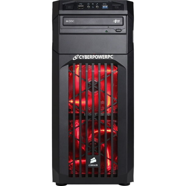 Cyberpowerpc Gamer Ultra Gaming Desktop Amd Fx Series Fx 6300 16gb Ram Nvidia Geforce Gtx 950 2 Gb 2tb Hd Dvd Writer Windows 10 Home Black Red Gua550 Walmart Com
