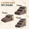 thumbnail image 3 of Dog Stairs for Small Dogs, 4-Step Non-Slip Stable Pet Steps for High Beds and Couch, 3 of 7