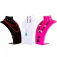 thumbnail image 2 of K-KED Mannequin Bust Delicate Jewelry Display Rack Necklace Display Holder Delicate Jewelry Organi-lq_-Rose red, 2 of 9