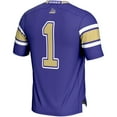 thumbnail image 3 of Youth GameDay Greats #1 Purple James Madison Dukes Endzone Football Jersey, 3 of 4