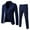 Navy, variant on Blazer for Mens Rain Paints Men’s Suit Slim 2 Piece Suit Business Wedding Party Jacket Vest & Pants Coat Boys Tuxedo Jacket Mens Blazer