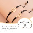thumbnail image 4 of Jumpingount 2 piezas pareja pulseras muñeca conjunto de joyas cadena de mano ajustable oro plata Type3 NO3 Jumpingount AP010433-03, 4 of 6