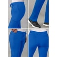 thumbnail image 4 of Adar Addition Scrubs For Women - Skinny Leg Cargo Drawstring Scrub Pants, 4 of 7