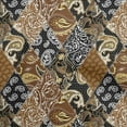 thumbnail image 1 of oneOone Cotton Flex Brown Fabric Asian Paisley Sewing Craft Projects Fabric Prints By Yard 40 Inch Wide, 1 of 4