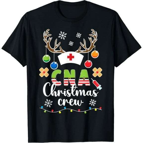CNA Christmas Crew CNA Nurse Team Xmas Party CNA Squad T-Shirt
