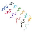 thumbnail image 1 of 24pcs Assorted Color PVC Toy Snake Durable Toy for Joyful Parties and Festivals, 1 of 5