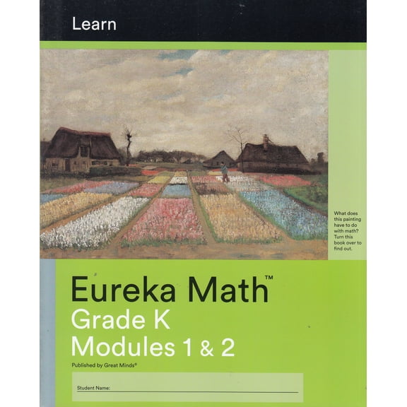 Eureka Math Learn Grade K Modules 1 & 2, 9781640540767, 1640540768, Paperback,
