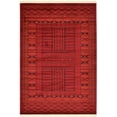 thumbnail image 2 of Rugs.com Bokhara Collection Rug – 6' x 9' Red Low Rug Perfect For Bedrooms, Dining Rooms, Living Rooms, 2 of 8