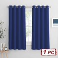 thumbnail image 2 of Window Decoration Curtain - Thermal Insulated Blackout Curtains with Heavy Duty Solid Eyelets for Heavy Fallen Baby Living Room, 132 cm Width by 158 H, 2 of 5