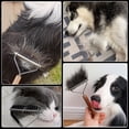 thumbnail image 5 of Rastrillo de madera de doble cara para pelo de gato (19 * 8,5 cm), peine para el aseo de perros, para eliminar el pelo de los perros, peine para el aseo de mascotas, para perros y gatos., 5 of 5