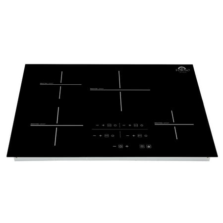 Forno Appliances - Lecce 30" Built-In Electric Induction Cooktop - Black