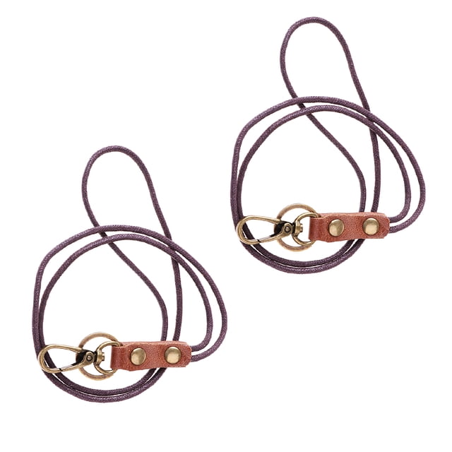 Cordón de cuero Sunnimix 2 piezas Correa para la Muñeca IDENTIFICADOR de tarjeta de identificación Del teléfono 49cm