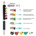 thumbnail image 4 of Pressure Washer Extension Wand Set Universal Washer Extension Rod Kit for Undercarriage Cleaner, 4 of 5