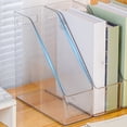 thumbnail image 5 of Desktop File Organizer with Large Capacity for Books and Office Supplies, Transparent Thickened PET Storage Box for Home and Office Desk Organization, 5 of 6