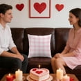 thumbnail image 6 of Pink Throw Pillows Covers for Couch, Decorative Pillow Cover for Wedding Party Bedroom Sofa, 6 of 7