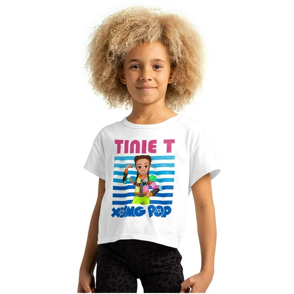 XOMG POP Music Fan Tinie T Cartoon Women's Tee Brisco Brands L