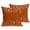 Orange, variant on Throw Pillow Covers 18x18 Inch Set of 2 Black Floral Decorative Pillows Cushion Case Soft Square Pillowcases Flower Leaf Branch Throw Pillows for Couch Sofa Bed Chair Home Decor