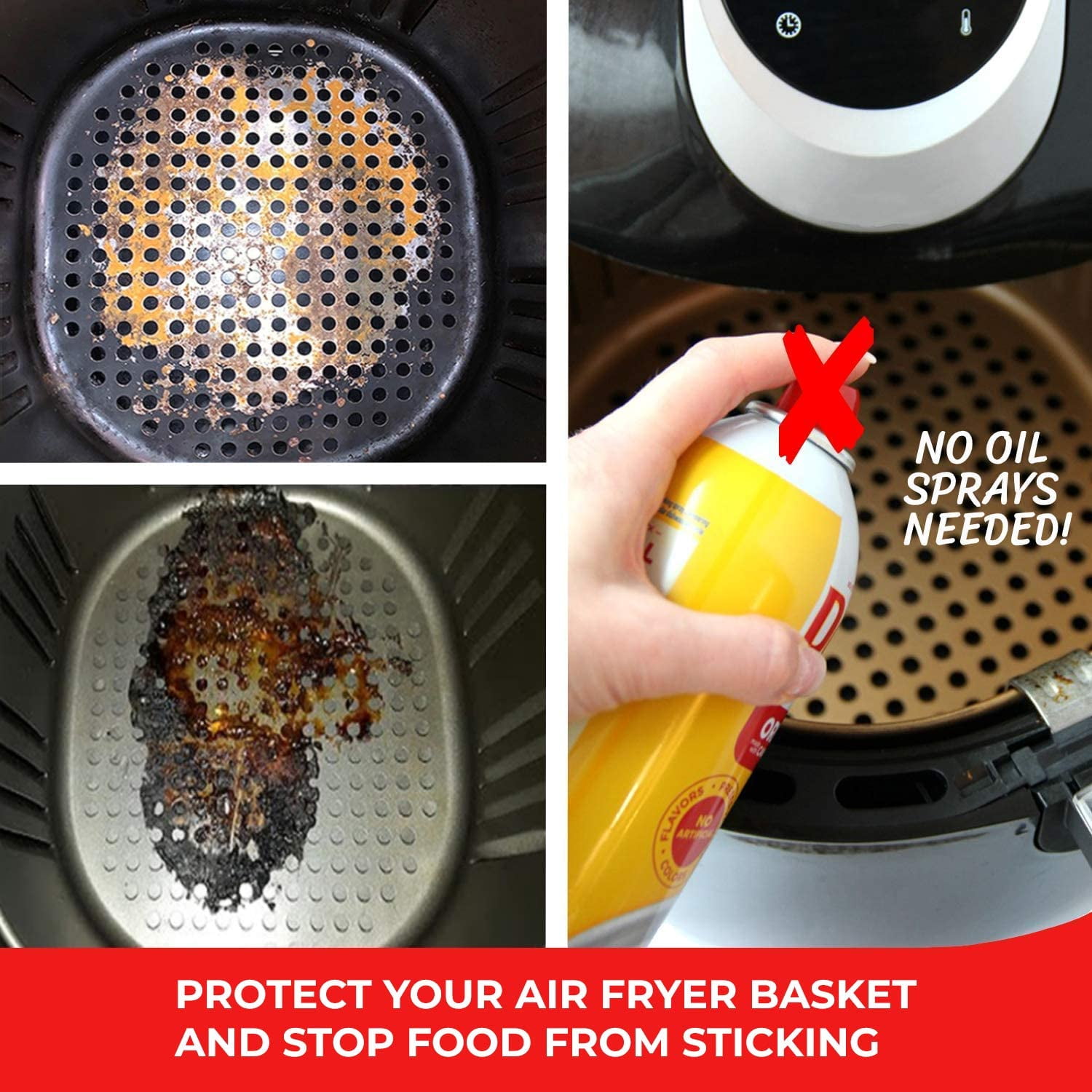 Kitchen Air Fryer Accessories 10 Set, Shop Today. Get it Tomorrow!