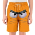 thumbnail image 1 of Shorts pour Enfants Orange Jambe Droite Jogger Régulier Vêtements d'Été Garçon 5-6 Ans, 1 of 5